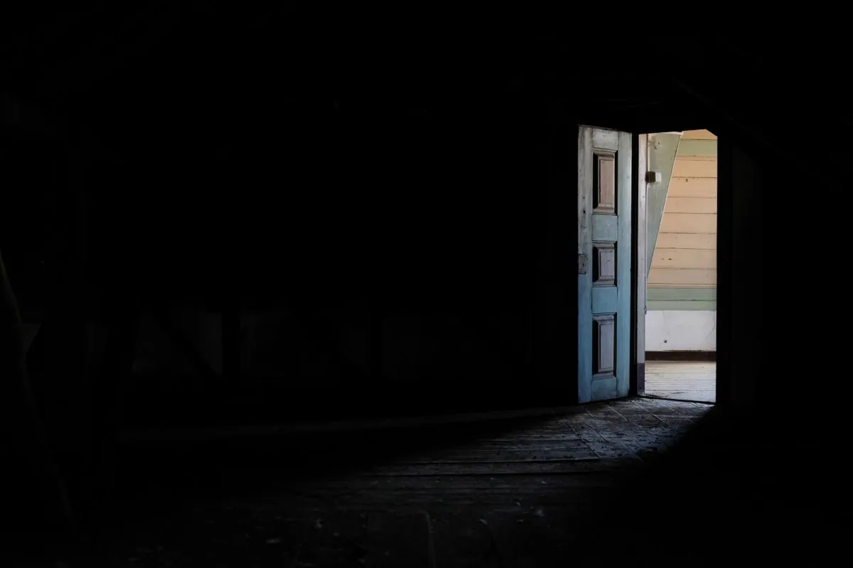 Hidden room behind bookcase door — concealed panic room installation