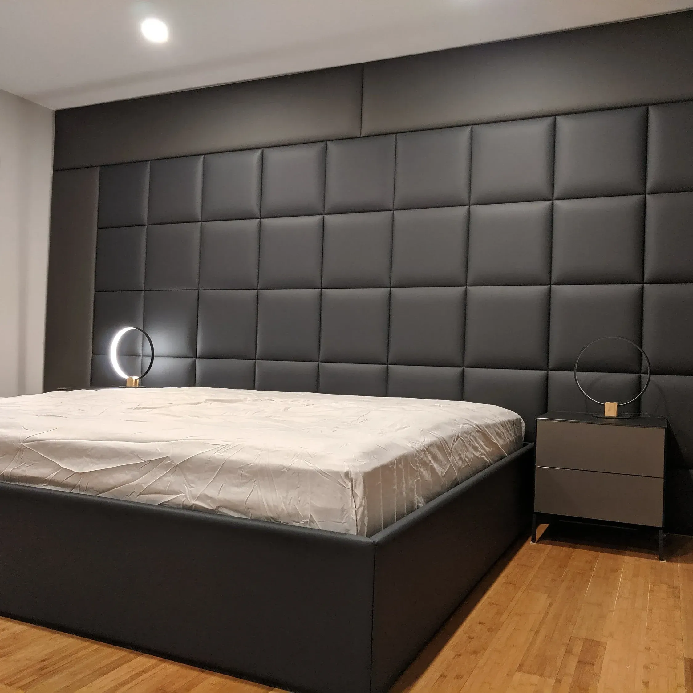 Upholstered Leather Wall Panels