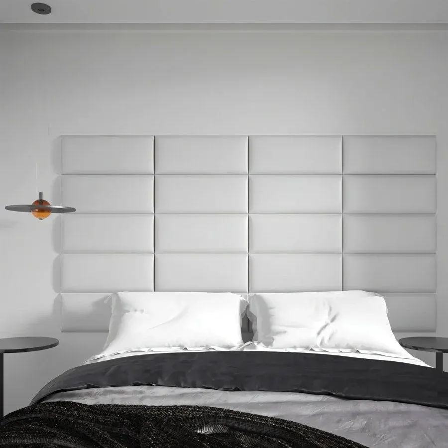 Upholstered Leather Wall Panels — 5