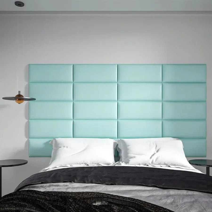 Upholstered Leather Wall Panels — 6